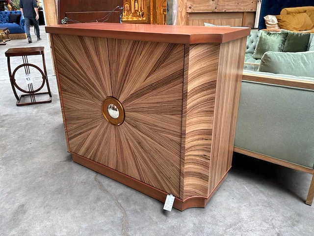 Jansen furniture cabinet sunburst zebra kast - afbeelding 1 van  8