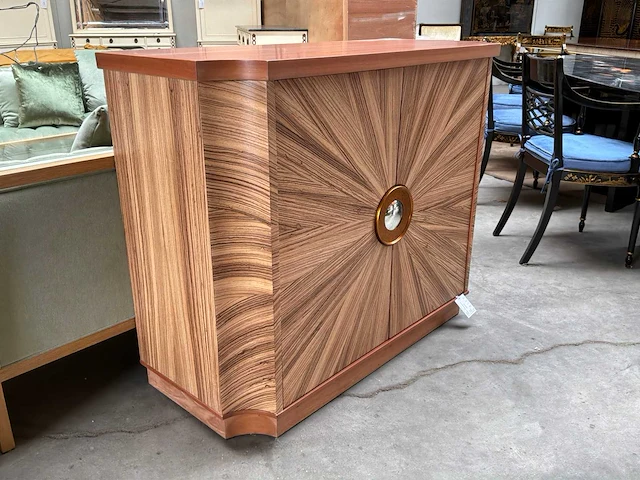 Jansen furniture cabinet sunburst zebra kast - afbeelding 3 van  8