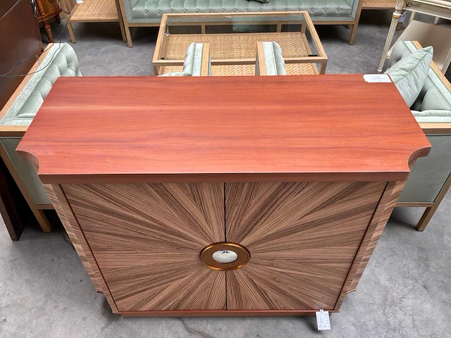 Jansen furniture cabinet sunburst zebra kast - afbeelding 4 van  8
