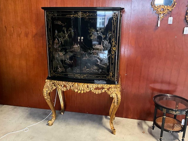 Jansen furniture chinoiserie cocktailbar - afbeelding 1 van  4