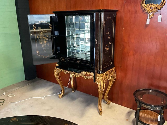 Jansen furniture chinoiserie cocktailbar - afbeelding 4 van  4