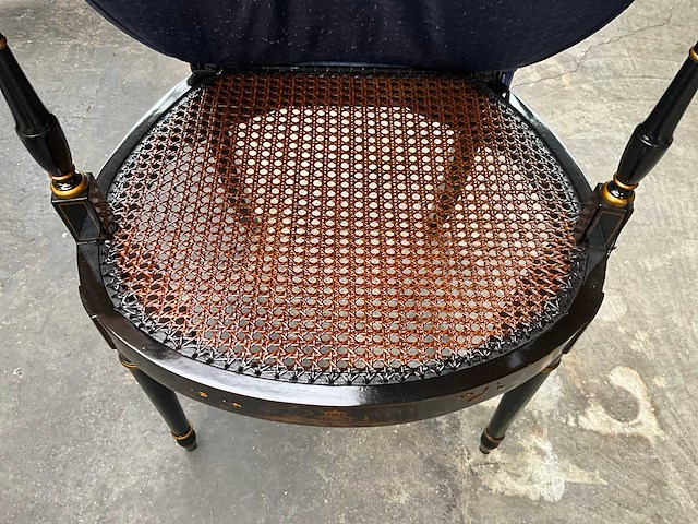 Jansen furniture chinoiserie-cust eetkamerstoel (5x) - afbeelding 1 van  8