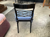 Jansen furniture chinoiserie-cust eetkamerstoel (5x) - afbeelding 5 van  8