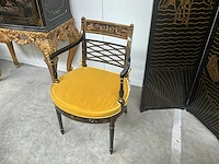 Jansen furniture chinoiserie eetkamerstoel (6x)