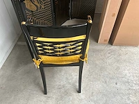 Jansen furniture chinoiserie eetkamerstoel (6x) - afbeelding 3 van  7