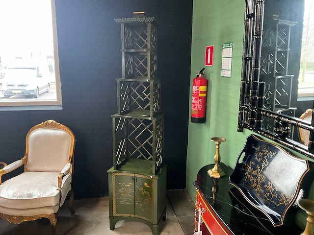 Jansen furniture chinoiserie etagère - afbeelding 2 van  4