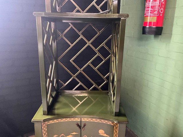 Jansen furniture chinoiserie etagère - afbeelding 3 van  4