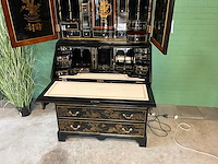 Jansen furniture chinoiserie klep secretaire - afbeelding 2 van  9