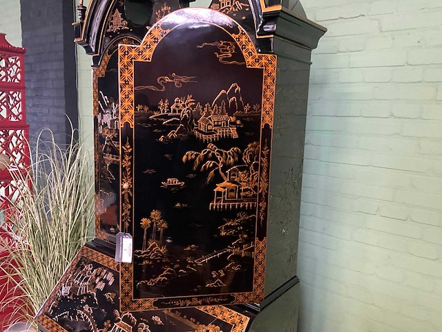Jansen furniture chinoiserie klep secretaire - afbeelding 5 van  9