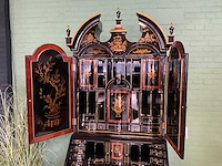 Jansen furniture chinoiserie klep secretaire - afbeelding 8 van  9