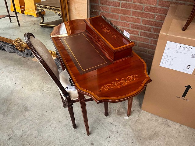 Jansen furniture dropleafe bureau - afbeelding 5 van  11