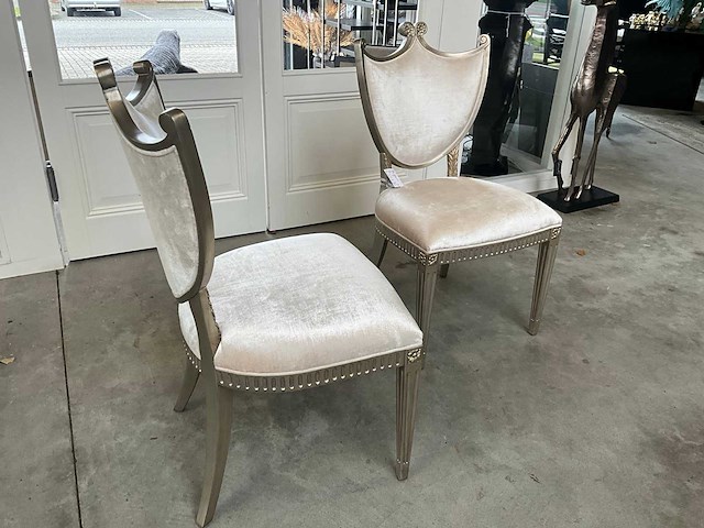 Jansen furniture hepplewhite eetkamerstoel (2x) - afbeelding 3 van  6