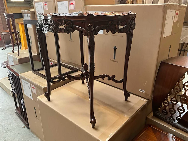 Jansen furniture louis xv center table - afbeelding 2 van  6