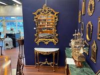 Jansen furniture louis xv console met spiegel - afbeelding 1 van  6