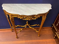 Jansen furniture louis xv console met spiegel - afbeelding 3 van  6