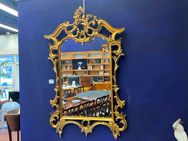 Jansen furniture louis xv console met spiegel - afbeelding 6 van  8