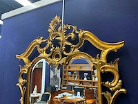 Jansen furniture louis xv console met spiegel - afbeelding 7 van  8