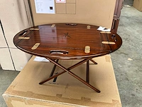Jansen furniture oval tray koffietafel