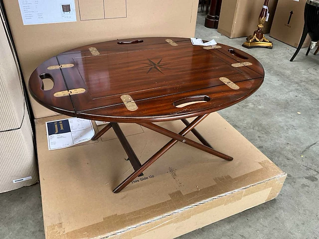 Jansen furniture oval tray koffietafel - afbeelding 2 van  7