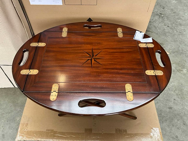 Jansen furniture oval tray koffietafel - afbeelding 3 van  7