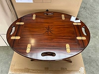Jansen furniture oval tray koffietafel - afbeelding 3 van  7