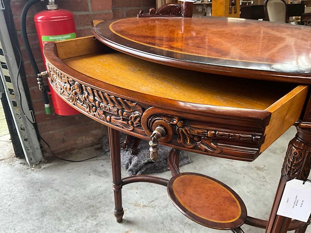 Jansen furniture vanity paris oval kaptafel - afbeelding 2 van  3