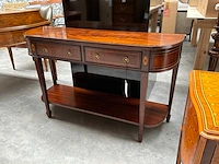 Jansen furniture wall console mahogany kast