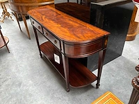 Jansen furniture wall console mahogany kast - afbeelding 6 van  9
