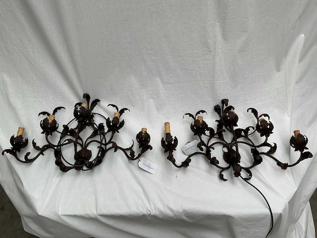 Jansen furniture wandlamp / kaarsenhouder (2x) - afbeelding 1 van  3