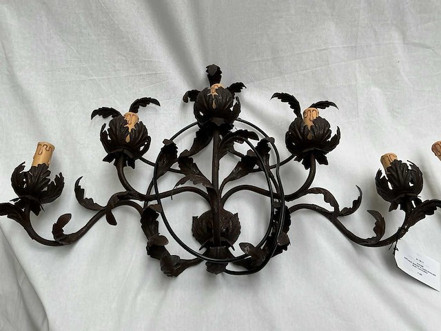 Jansen furniture wandlamp / kaarsenhouder (2x) - afbeelding 2 van  3