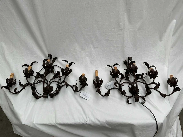 Jansen furniture wandlamp / kaarsenhouder (2x) - afbeelding 1 van  4