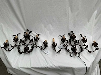 Jansen furniture wandlamp / kaarsenhouder (2x)