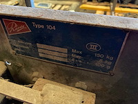 Jansen & heuning afzakmachine - afbeelding 6 van  7