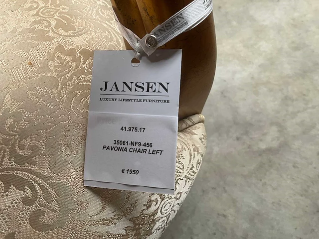Jansen pavonia eetkamerstoel (2x) - afbeelding 8 van  8