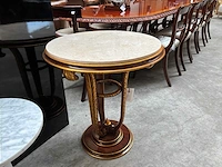 Jansen plume crème marmer bijzettafel - afbeelding 2 van  4