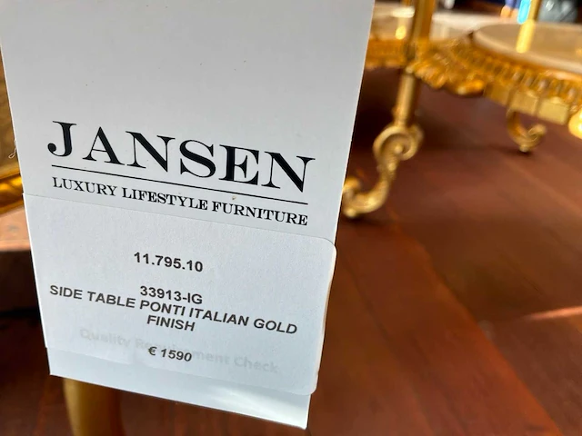 Jansen ponti italian gold bijzettafel (2x) - afbeelding 8 van  10