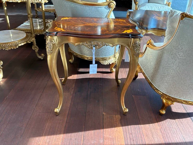 Jansen ponti italian gold bijzettafel (2x) - afbeelding 9 van  10