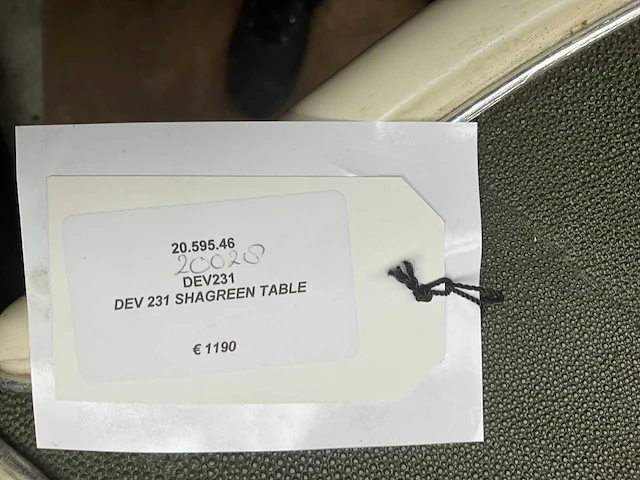 Jansen shagreen bijzettafel - afbeelding 5 van  5