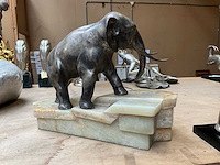 Jansen statue elephant decoratief beeld - afbeelding 2 van  3
