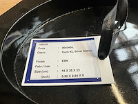 Janssen statue duck - bronzen sculptuur - afbeelding 3 van  3