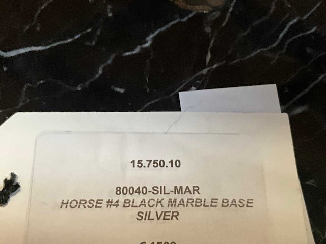 Janssen statue horse decoratief beeld - afbeelding 3 van  3