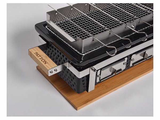 Japanese shichirin grill rechthoek - afbeelding 2 van  9