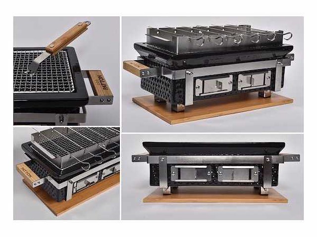 Japanese shichirin grill rechthoek - afbeelding 8 van  9