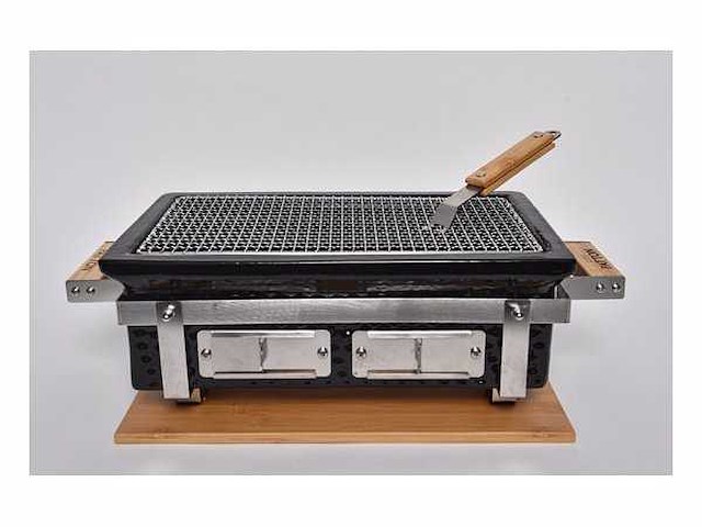 Japanese shichirin grill rechthoek - afbeelding 1 van  4