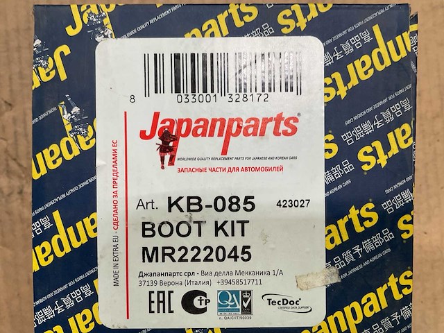 Japanparts boot kit (5x) - afbeelding 3 van  3