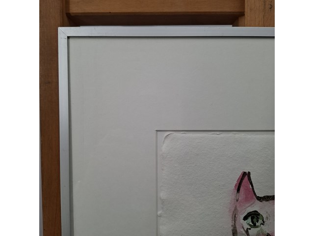 Japanse aquarel, maya wildevuur, poes, 2005 - afbeelding 12 van  12