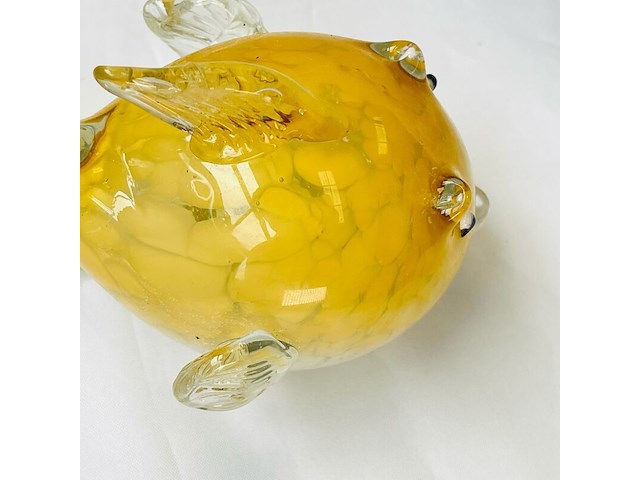 Japanse blowfish glaskunst murano model - afbeelding 8 van  8