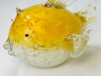 Japanse blowfish glaskunst murano model - afbeelding 1 van  8