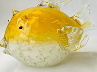 Japanse blowfish glaskunst murano model - afbeelding 2 van  8