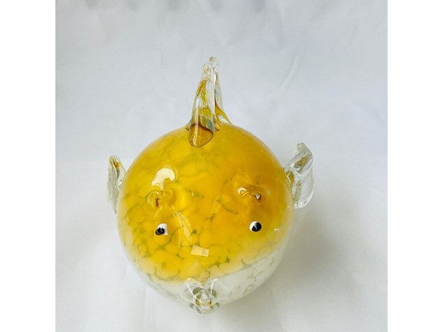 Japanse blowfish glaskunst murano model - afbeelding 8 van  8